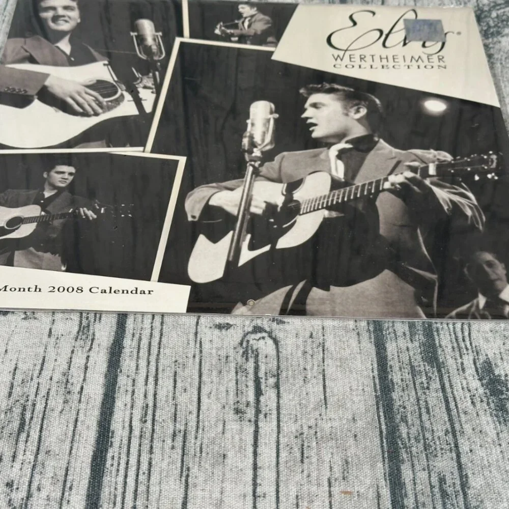 Elvis Presley 16 Month 2008 Calendar presented by the Wertheimer Collection